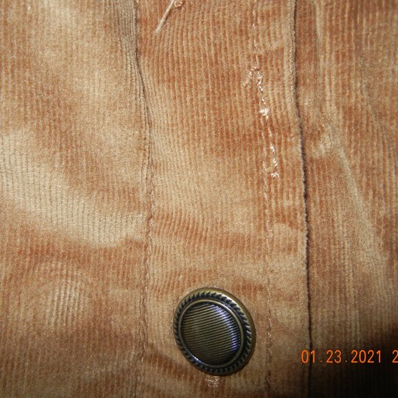 Casual Office Church Date  Corduroy Skirt sz 14 (wsk38) - Picture 8 of 14